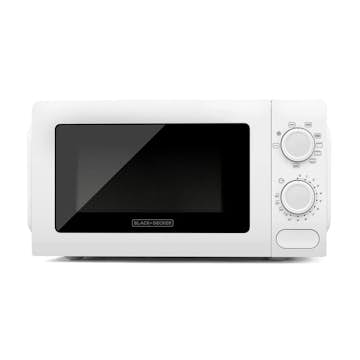 Mikrovågsugn BLACK+DECKER 700W Grillfunktion Vit