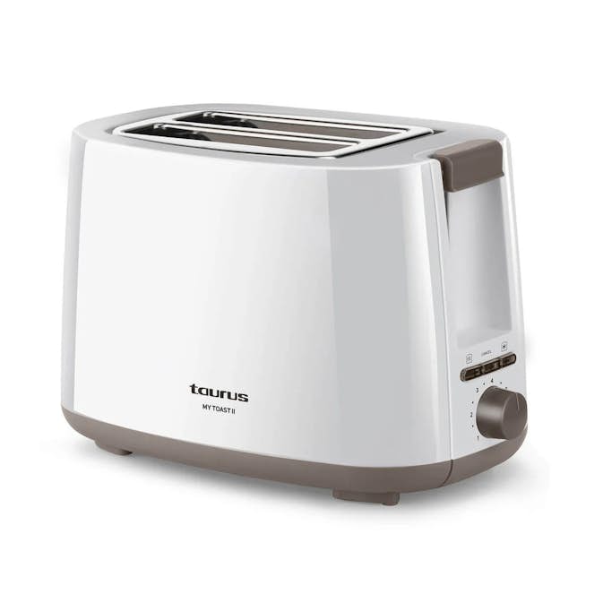 Brödrost TAURUS Mytoast Vit med 7 Rostningsnivåer och 750W