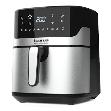 Varmluftsfritös TAURUS Digital 7S Vägg 6.5L Rostfritt Stål