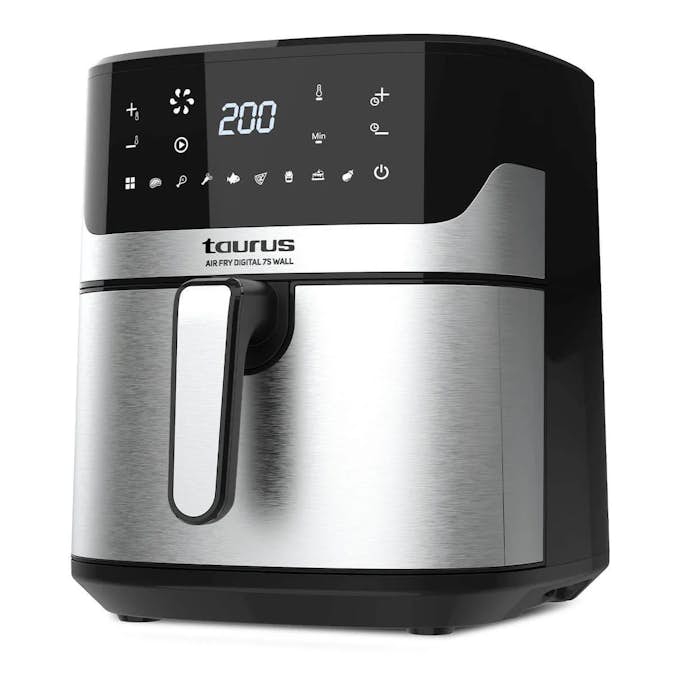 Varmluftsfritös TAURUS Digital 7S Vägg 6.5L Rostfritt Stål
