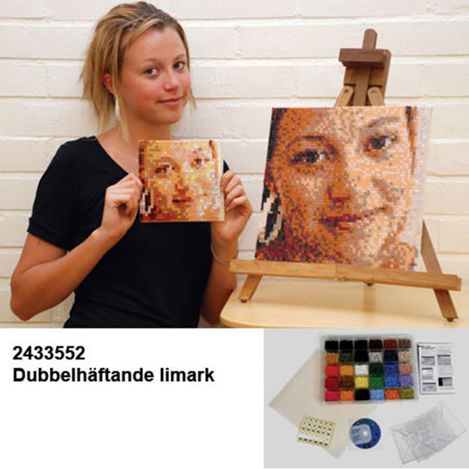 Pärlplatta Nabbi Dubbelhäftande Limark 160 st