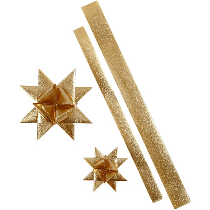 Stjärnstrimlor Creativ Company L: 86+100 cm 16 Strimlor/1 Förp