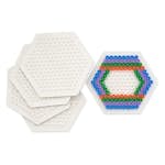 Pärlplatta Nabbi Nabbiplatta Biobeads Sexkantig Ø 9 cm 5 st