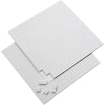 Fästkuddar Creativ Company 3D Vit Stl 5X5 mm Tjocklek 2 mm 2 Ark/1 Förp