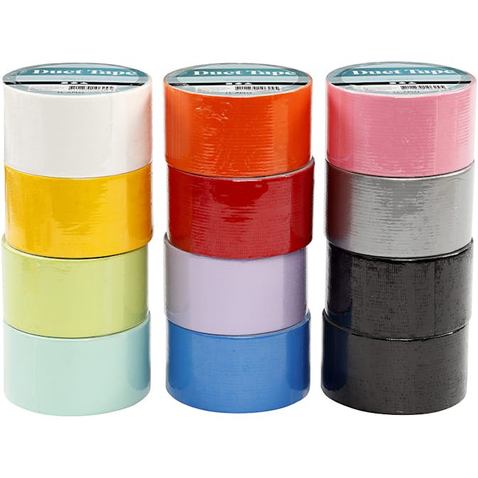 Gaffatejp Creativ Company Mixade Färger 12X5 m/1 Förp