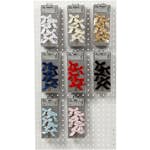 Gem Creativ Company Mixade Färger Stl 40x70 mm 8x10 Förp/1 Förp