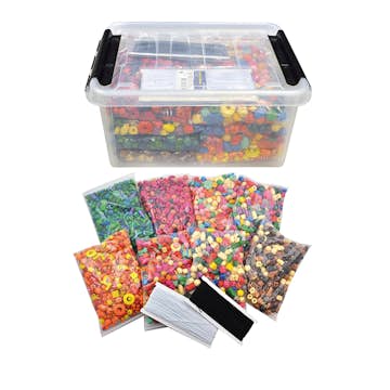 Pärlset ABA Skol startset Träpärlor