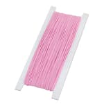 Gummitråd ABA Skol Vävklädd Rosa 1 mm x25 M