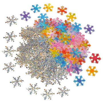 Paljetter ABA Skol Snöflingor 500 st