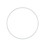 Metallring ABA Skol Vit Ø 15 cm