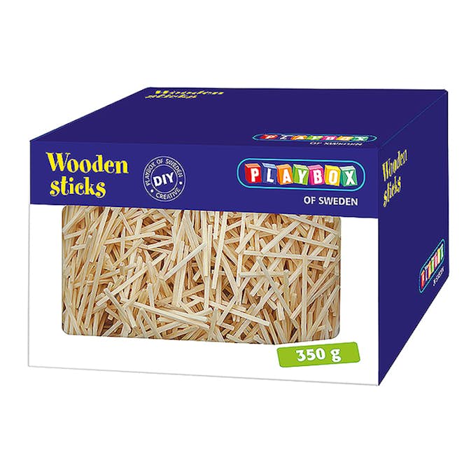 Trästickor ABA Skol Natur 350 G