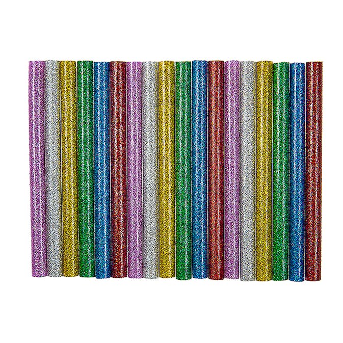 Limstavar ABA Skol Glitter Ø 7 mm 18 st 6 Olika Färger