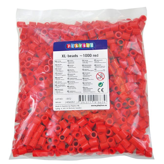 Maxipärlor ABA Skol Ø 10 mm 1000 st