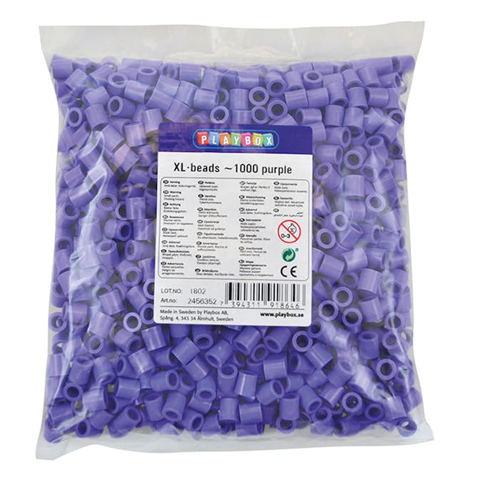 Maxipärlor ABA Skol Ø 10 mm 1000 st