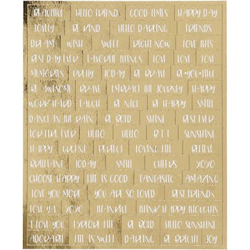 Stickers Creativ Company Engelska Ord 4-pack