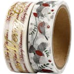 Washitejp Creativ Company God Jul och Fåglar Folie 2X4 m/1 Förp