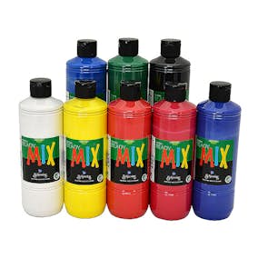 Färg ABA Skol Greenspot Ready MIx 500 mlx8 Färger