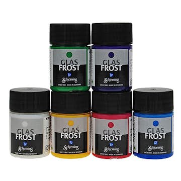 Glasmålningsfärg ABA Skol Frostad Effekt