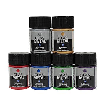 Glasmålningsfärg ABA Skol Metalliceffekt