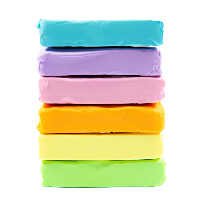 Modellera ABA Skol Plastilina Pastellfärger 50 g x6 Färger