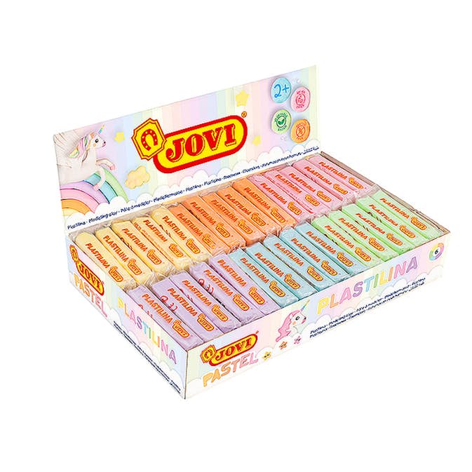 Modellera Jovi Plastilina Pastellfärger 1 500 g