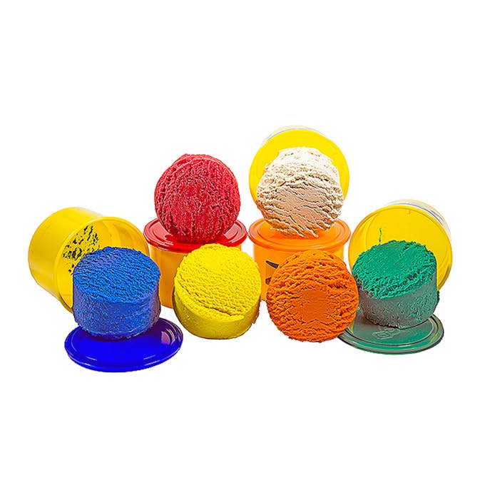 Modellera ABA Skol Mjuk 6 Färger x 460 g