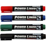 Power Liner Creativ Company Mixade Färger 4 St/1 Förp