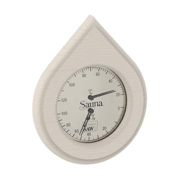 Bastu Thermo-Hygrometer SAWO Vattendroppe