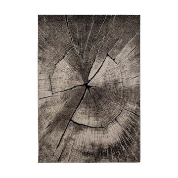 Friezematta KM Carpets Ibiza Tree Grå