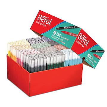 Tuschpennor Berol Colour Fine 288 st 12 Färger