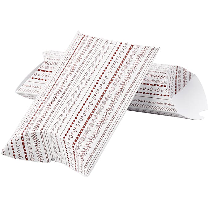Presentask Creativ Company Röd Doodles Stl 23,9x15x6 cm 3 st/1 Förp