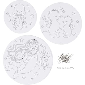 Mobil Creativ Company med Motiv Vit Hav 3 Set/1 Förp