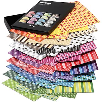 Rivkartong Creativ Company Colorbar Mixade Färger A4 210x297 mm 250 g 1 Förp