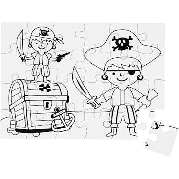 Pussel Creativ Company Pirat Vit 16 St/1 Förp