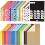 Rivkartong Creativ Company Colorbar Mixade Färger A4 210x297 mm 250 g 1 Förp