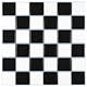 Klinkermosaik Arredo Titan Mix Svart/Vit Matt 5x5 cm