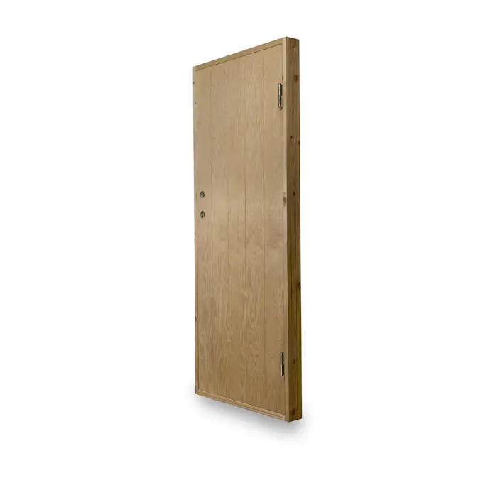 Dörr Jabo Ljusdal Kallförråd 78x188 cm Obehandlad Spårfräst Plywood