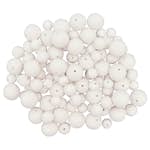 Vaddkulor ABA Skol Vitmix Med stora Hål 100 st