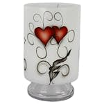 Stormlykta Nybro Crystal Heart Crystal Ink