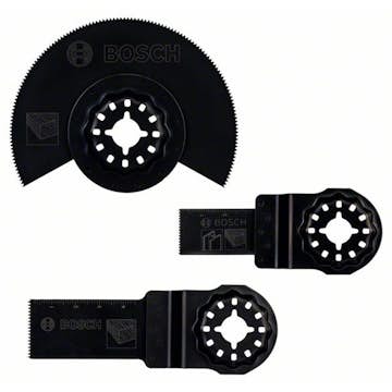 Multicutterset Bosch Power Tools 3-delars Starlock Startsats Wood