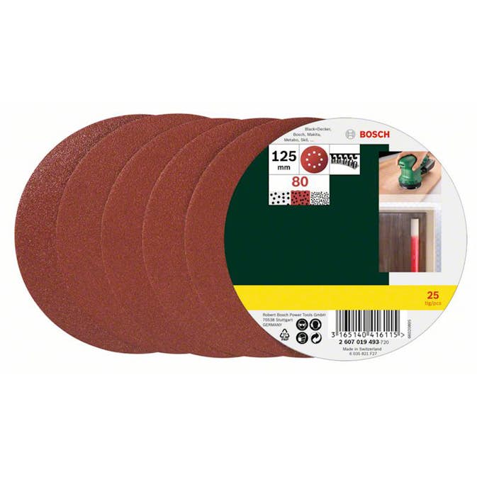 Slipark Bosch Power Tools 25-delars K80