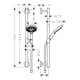 Duschset Hansgrohe Raindance Select S 120 3jet