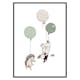 Poster Gallerix Animals And Balloons No2