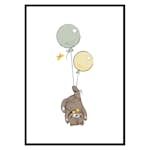 Poster Gallerix Animals And Balloons No3
