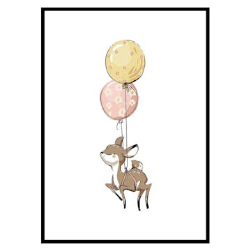 Poster Gallerix Animals And Balloons No5