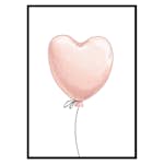 Poster Gallerix Heart Shaped Balloon