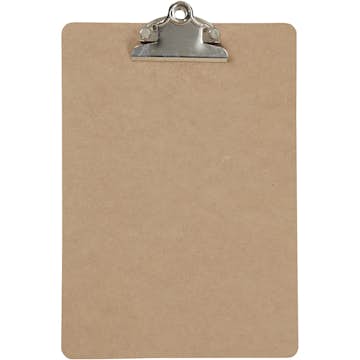 Clipboard/Ritunderlag Creativ Company Silver A5 148x210 mm Tjocklek 3 mm 1 st