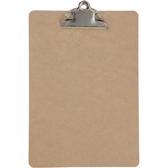 Clipboard/Ritunderlag Creativ Company Silver A5 148x210 mm Tjocklek 3 mm 1 st