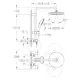 Takduschset Grohe Vitalio Start System 250 150 cc