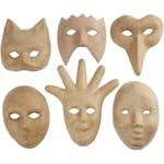 Masker Creativ Company Papier Maché H12-21 cm 1 Förp